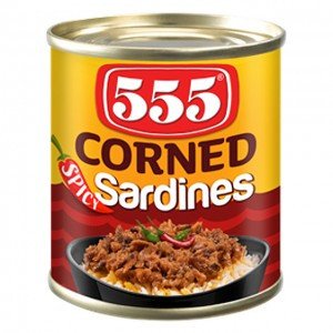 555 Corned Sardines Spicy